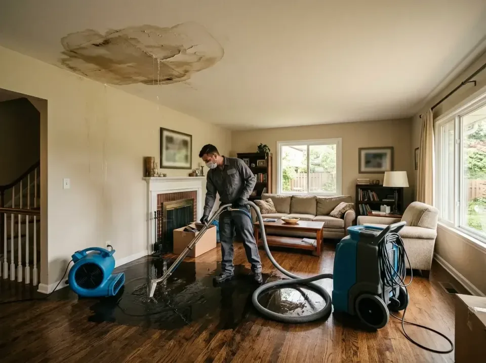 attic-pipe-burst-ceiling-drip-008 — frequently asked questions, Water Damage Restoration & Carpet Care in Gang Mills, NY